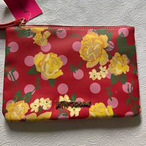 Betsy Johnson Positive Mind-Vibes-Life Zip Clutch